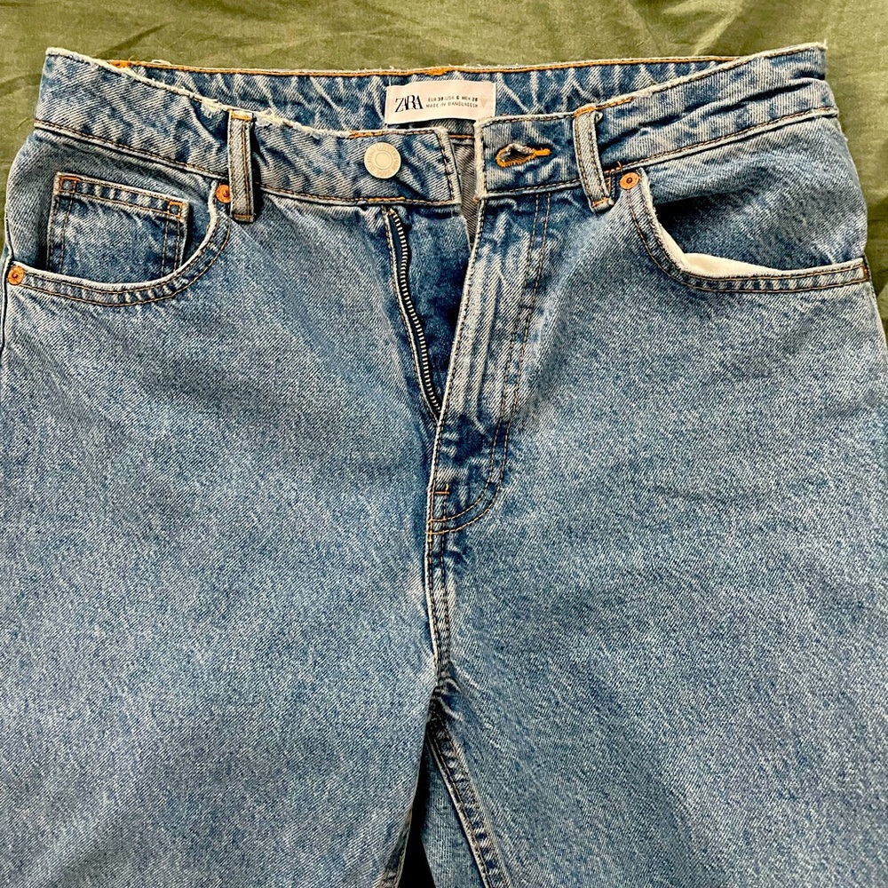 Zara mom jeans